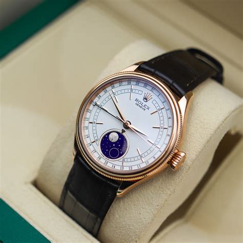 rolex cellini moonphas|vintage rolex cellini 18k.